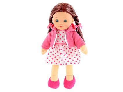 Panenka Sofinka hnědovláska 31cm mrkací měkké tělo na baterie česky mluvící v krabičce