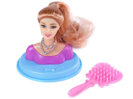 15307 glamour cesaci hlava 9cm s doplnky 4druhy v krabicce