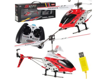 15382 helikopter zdalnie sterowany na pilota rc syma s107g czerwony 176053