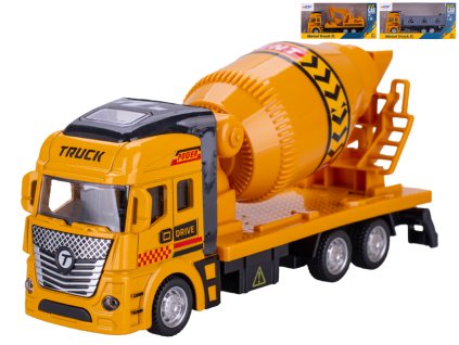 16039 kovove stavebni auto na zpetny chod 19 cm