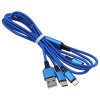 3 v 1 usb kabel zlacený usb nabíječka kabel pro 1