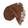 8768 damska tmave hneda pashmina p74 damska tmave hneda sala