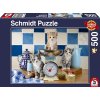 Puzzle Kočky v kuchyni 500 dílků - SCHMIDT