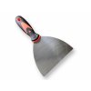 Špachtle nerezová, s gumovou, ergonomickou rukojetí 5"