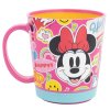 Bezpečný plastový hrnek 410 ml - Minnie Mouse Flower Power