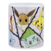 Keramický hrnek 325 ml - Pokémon Pikachu, Piplup, Charmander, Bulbasaur, Eevee