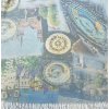 15118 pashminova sala s digitalnim potiskem praha modra