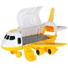 15337 3 transporter samolot rozkladany z autami 3 auta pojazdy budowlane swiatla dzwiek 174894