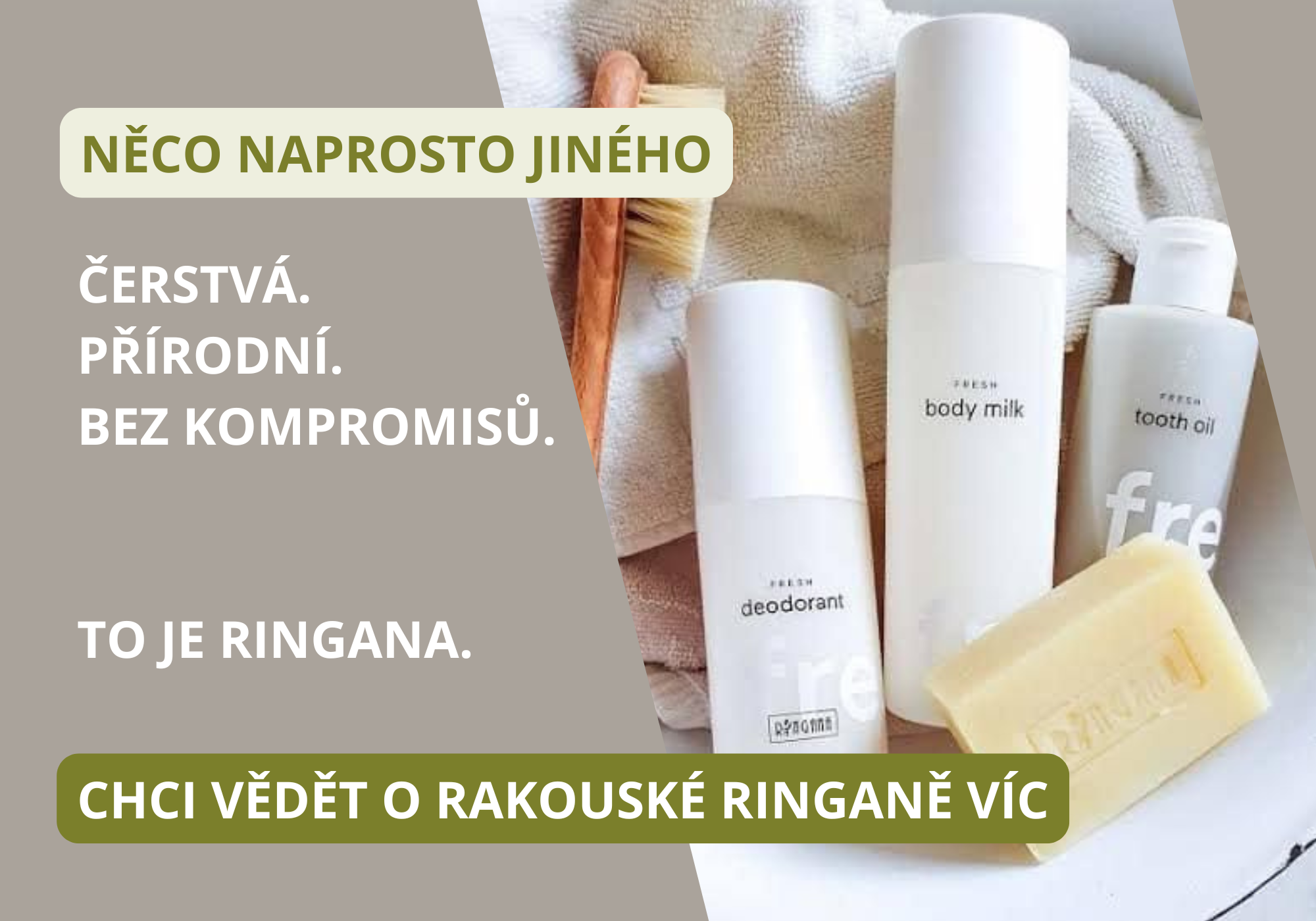 Rakouská čerstvá kosmetika a potravinové doplňky RINGANA