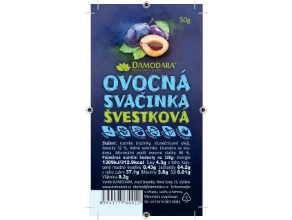 Ovocná tyčinka švestková 50 g