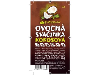 Ovocná tyčinka kokosová 50 g