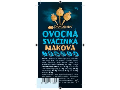 Ovocná tyčinka maková 50 g