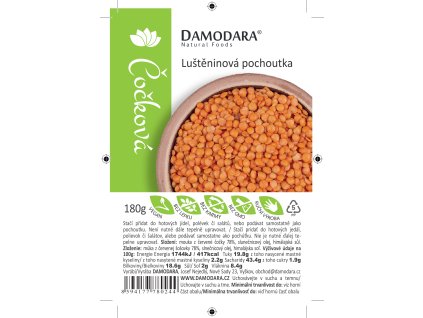 Červená čočka nudličky 180g