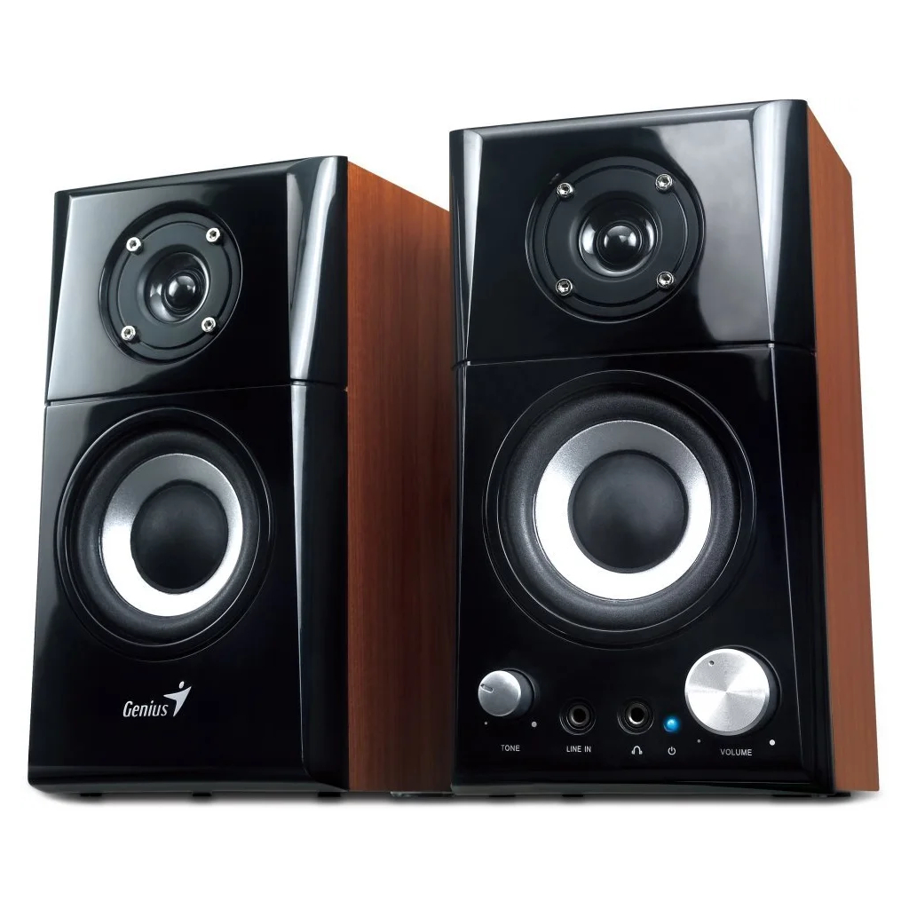 31730032400 Reproduktory Genius SP-HF500A v2, 2.0/16W, drevené 4710268258223