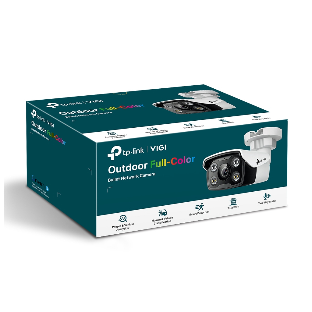 VIGI C350(4mm) VIGI C350(4mm) 5MP Full-Color Bullet Network cam. 4895252502978