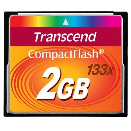 TS2GCF133 Transcend CompactFlash 133 2GB TS2GCF133 760557810315