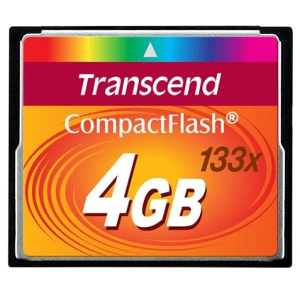 TS4GCF133 Transcend CompactFlash 133 4GB TS4GCF133 760557810308