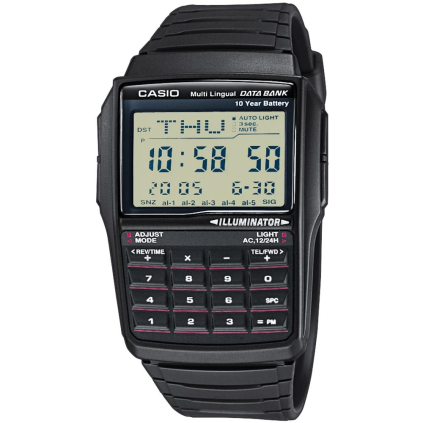 15025332 Pánske digitálne náramkové hodinky Casio DBC 32-1A 4971850436744