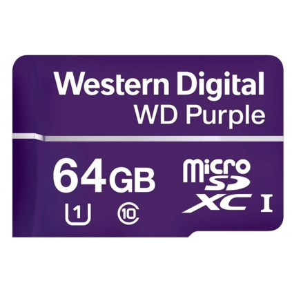 WDD064G1P0C WD Purple microSDXC 64GB WDD064G1P0C 718037874975