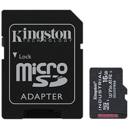 SDCIT2/16GB Adaptér Kingston microSDHC 16GB Industrial SD 740617321104