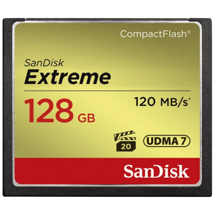 SDCFXSB-128G-G46 SanDisk Extreme Compact Flash 128 GB 619659124748