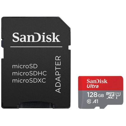 SDSQUAB-128G-GN6IA SanDisk microSDXC Ultra 128GB UHS-I U1, A1 Class 10 + adaptér 619659200022