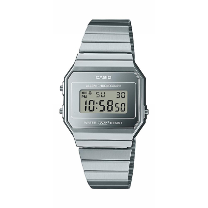 15053675 Unisex náramkové hodinky Casio A700WEV-7AEF, strieborné 4549526373282