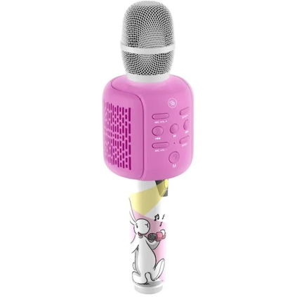 GOGBOBMIKROFONP Prenosný reproduktor GoGEN BOB a BOBEK MICROPHONE, ružový 8590393405435