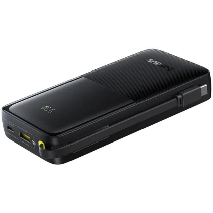 P10077101113-01 Powerbank Baseus Bipow 2 20000mAh 20W s káblom USB-C čierna 6932172670900