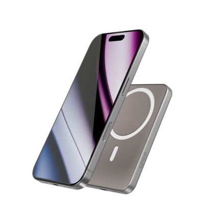 9915111900117 Epico UltraPack 5000mAh Mag+ Wireless Power Bank EM45 - titánová 8596049196955