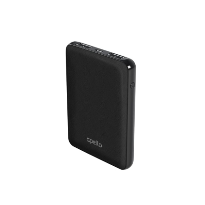 9915101300238 Spello Pocket powerbank - 5000 mAh - čierna 8596049184921
