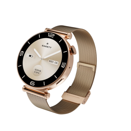 ROSE_MESH_GLD Garett Smartwatch ROSE gold, Mesh steel 5904238486887