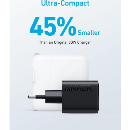 A2331G11 Sieťová nabíjačka Anker 323 33W, 1xUSB-C, 1xUSB-A čierna 194644125639
