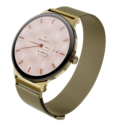 VERONA_2_MESH_GLD Garett Smartwatch Verona 2 zlaté, zlatá oceľ MESH 5904238487020