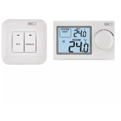 2101106010 EMOS izbový manuálny bezdrôtový termostat P5614 8592920064016