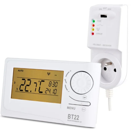 BT22 Bezdrôtový izbový termostat ELEKTROBOCK BT22 8594012224339