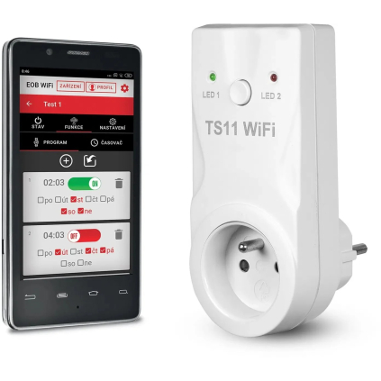 TS11 WiFi ELEKTROBOCK bezdrôtová Wi-Fi zásuvka TS11 WiFi 8594012229853