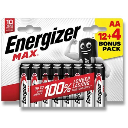 EU022 Energizer Alkaline Power - ceruzka AA 12+4 zdarma 7638900437836