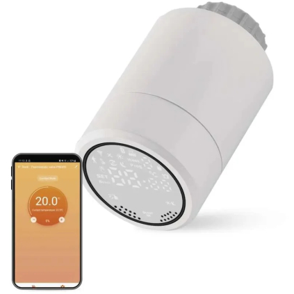 2101900003 Digitálna termostatická hlavica GoSmart P5630S ZigBee 8592920117613