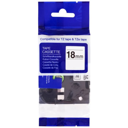 PLTB153 Kompatibilná páska PRINTLINE s Brother TZE-FX441, 18 mm, čierna tlač/červený podklad, flexi. 8595574472060