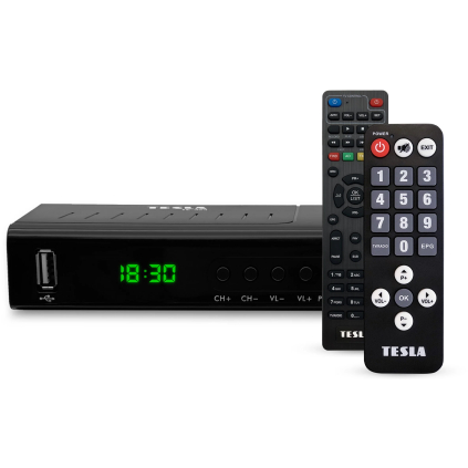8595689802653 TESLA TE-323 - set-top box DVB-T2 (H.265/HEVC) 8595689802653