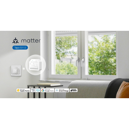 Tapo S112 Inteligentný modul TP-Link Tapo S112 na spínanie a ovládanie roliet 8885021370897