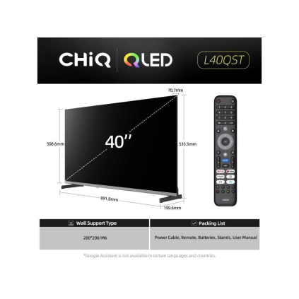 L40QST 40" CHiQ L40QST 8592344206030