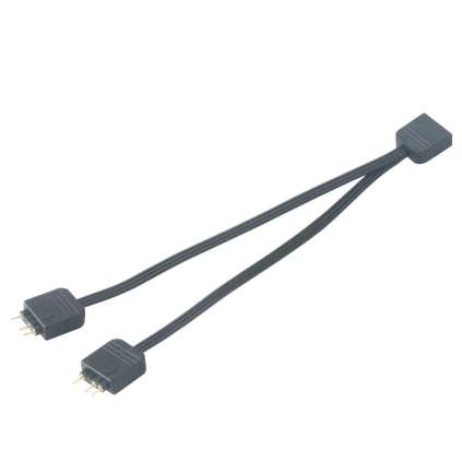 AK-CBLD08-12BK AKASA RGB LED kábel-splitter adresovateľný 12cm AK-CBLD08-12BK 4710614539136