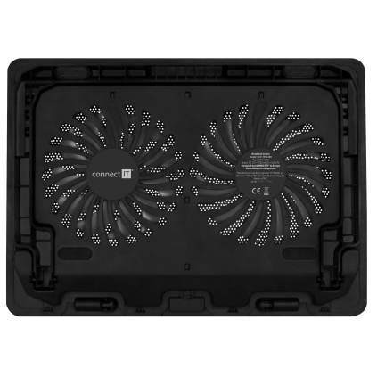 CCP-1910-BK CONNECT IT Chladiaca podložka FrostBreeze pre notebook, čierna 8595610628437