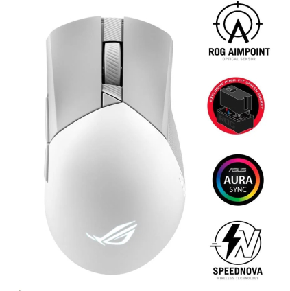 90MP02Y0-BMUA11 ASUS ROG Gladius III Wireless AimPoint White 4711081757764