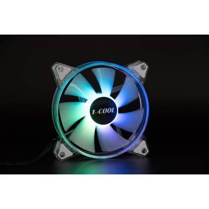 F12-AURA-EVO-CR 1stCOOL AURA EVO ARGB PWM Crystal 12cm ventilátor 8594192891116