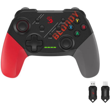 GPW50-BK A4tech Bloody GPW50, gamepad, duálny režim 2,4G+USB, čierny 4711421995665