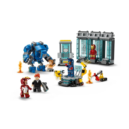 76315 LEGO® | Marvel Iron Man a jeho laboratórium: Hala s brnením 76315 5702017817880