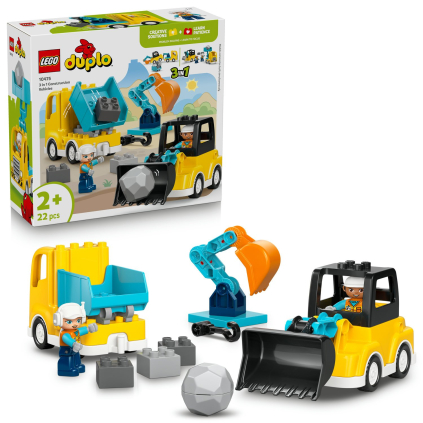 10475 LEGO® DUPLO® Mestské vozidlá na stavbe 3 v 1 10475 5702018032022